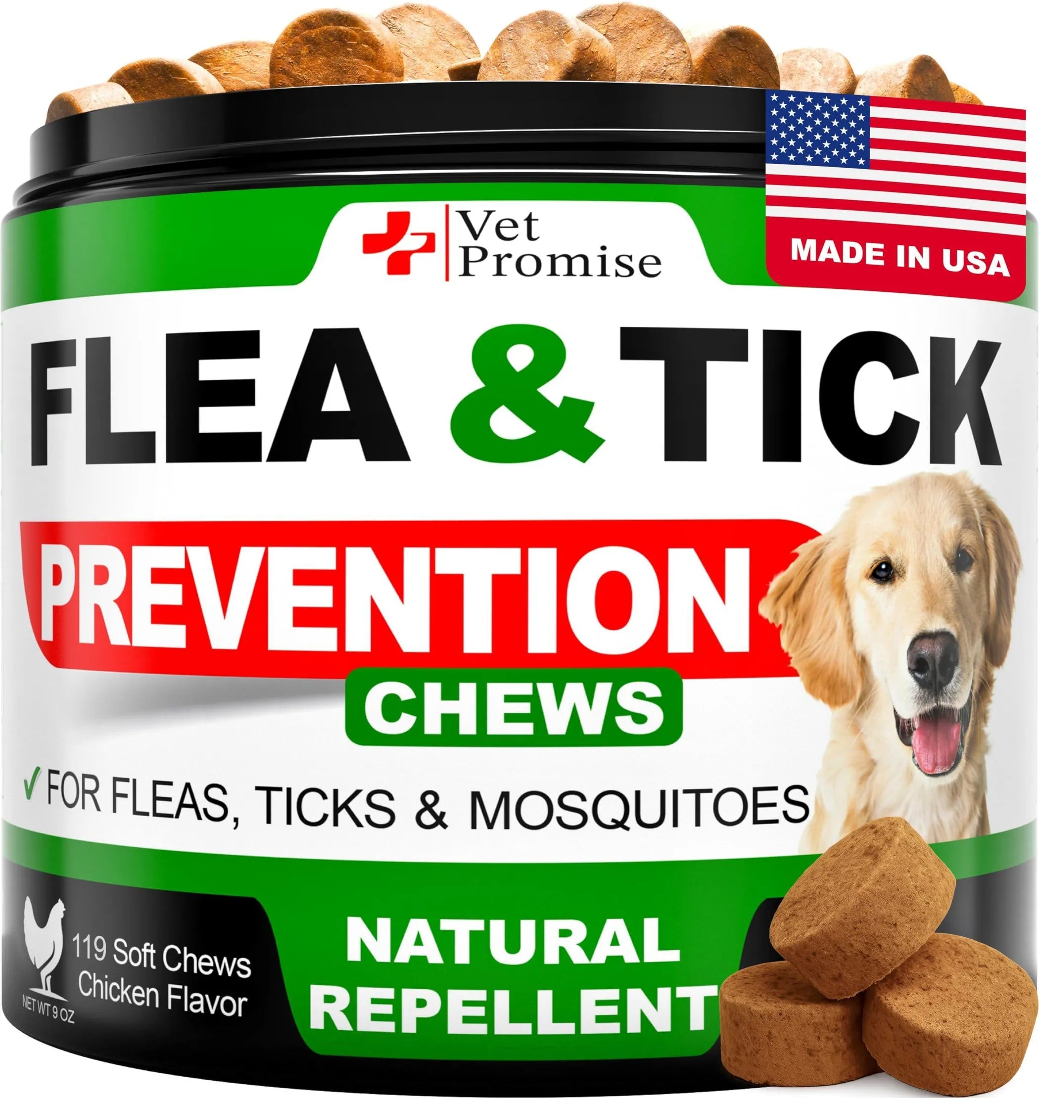 Natural Flea & Tick Support Chews